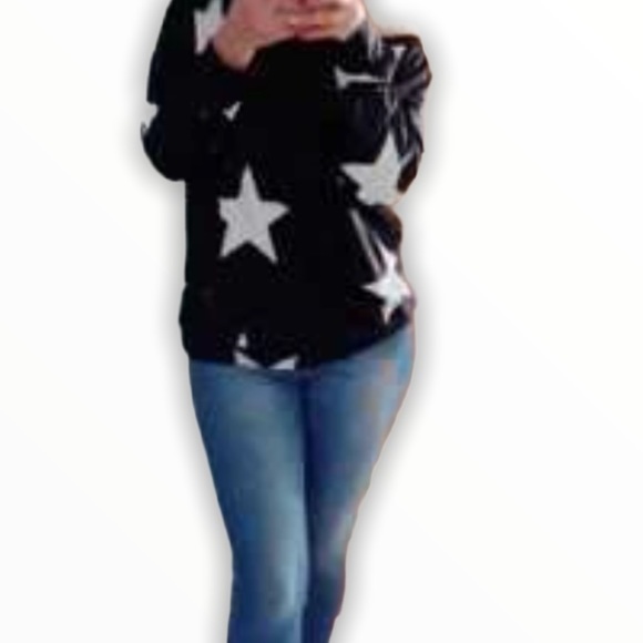 #4051 Asymmetrical Star Gaze Sweatshirt - Picture 17 of 17